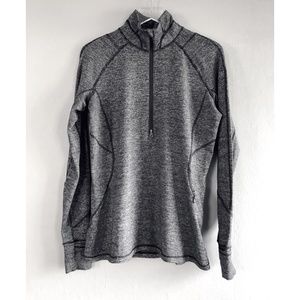 Lululemon Run 1/2 Zip Pullover in Heather Gray